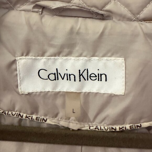 Women's tan Calvin Klein Jacket - Picture 3 of 3